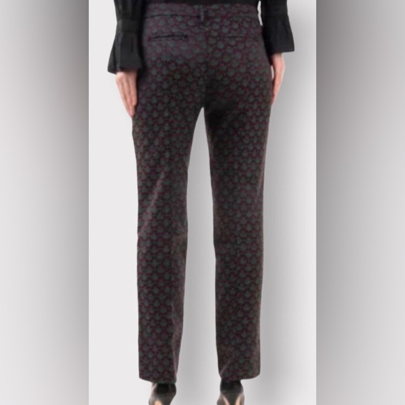 History Repeats, Jacquard Chino Trousers, Floral Pattern, Size IT 42/S - Picture 3 of 15